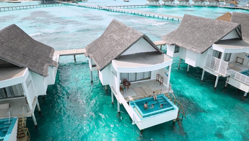 Premium Deluxe Sunset Overwater Villa with Pool