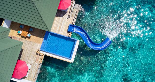 2 BEDROOM LAGOON VILLA WITH POOL + SLIDE