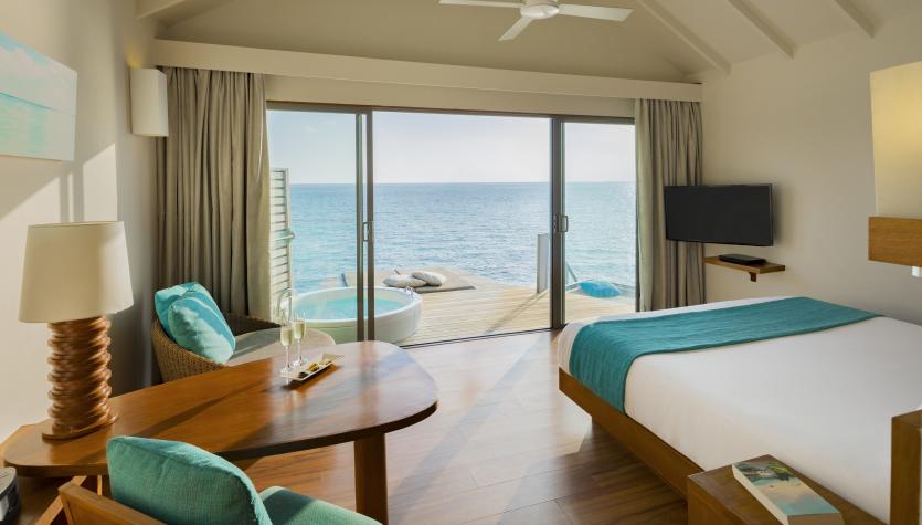 Premium Deluxe Sunset Overwater Villa